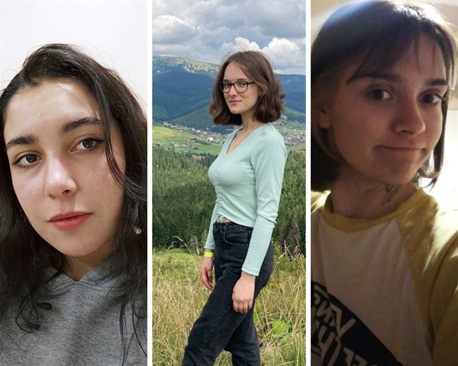 Lada Savchuk, Anastasiia Kostyuk och Kateryna Chornomaz skriver dagbok om livet, vardagen och kriget i Ukraina.