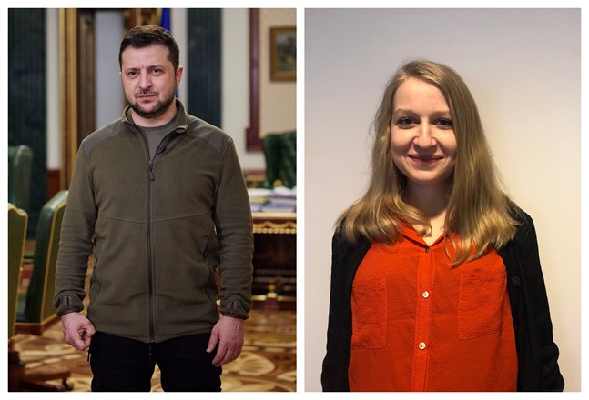 Anna Lillkung från Nykarleby har tillsammans med ett produktionsteam gjort en dokumentär om Volodymyr Zelenskyj.