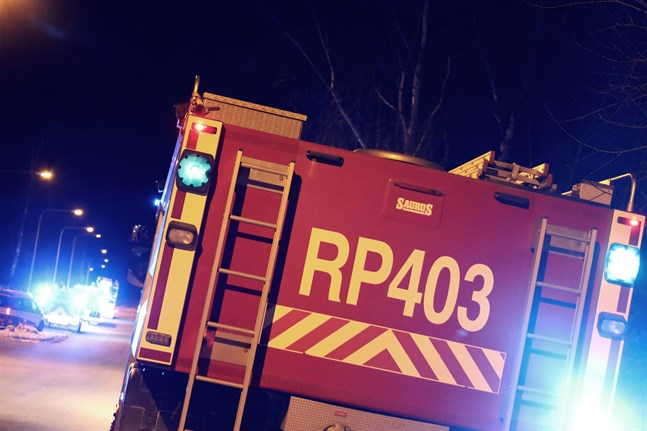 Räddningsverket fick rycka ut till Skata på onsdagsmorgonen.