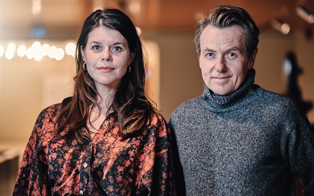 Emma Molin och Fredrik Skavlan.