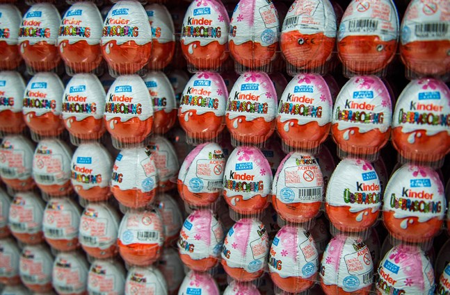 Nu dras några partier av Kinderägg tillbaka från den finländska marknaden.