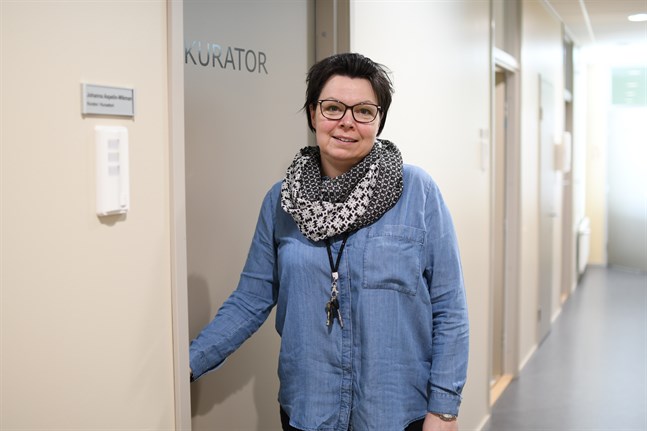 Sofia Stoor vill att tröskeln till skolkuratorn ska vara låg. Inga problem är för små att diskutera.