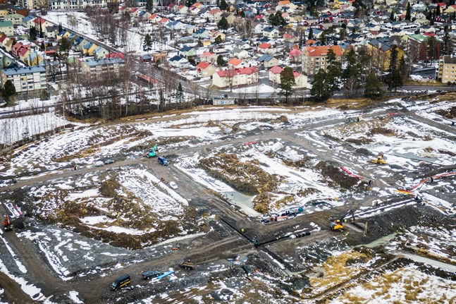 Travdalen förlänger Vasas rutplanecentrum.