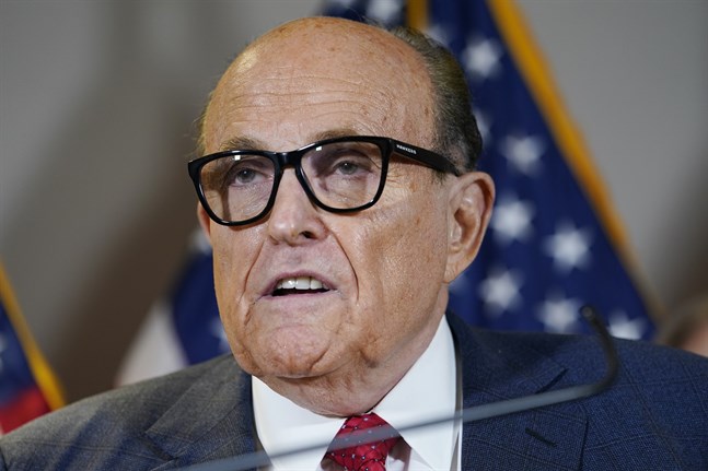 Rudy Giuliani, Donald Trumps advokat och före detta borgmästare i New York, medverkade i amerikanska "Masked singer".