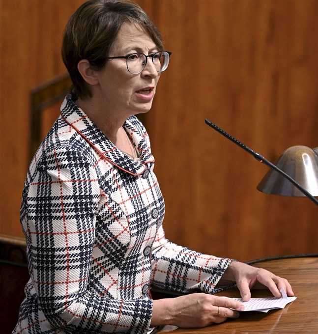 Kristdemokraternas partiordförande Sari Essayah.