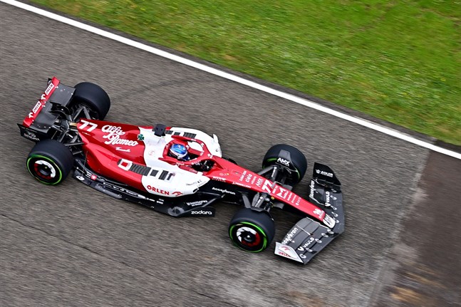 Valtteri Bottas, Alfa Romeo, stod för säsongens bästa insats så här långt i Imola.