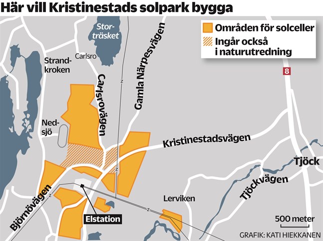 Tekniska nämnden godkände avtalsutkast med Kristinestads solpark.