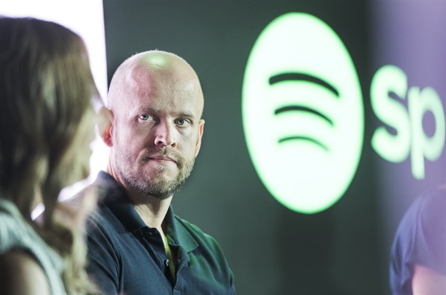 Spotifys aktiekurs har rasat sedan årsskiftet. Här storägaren Daniel Ek. Arkivbild.