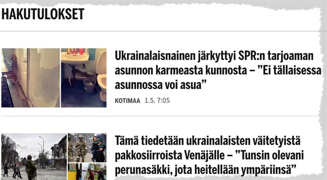 En ukrainsk flyktingkvinna fick en undermålig bostad i Kristinestad.