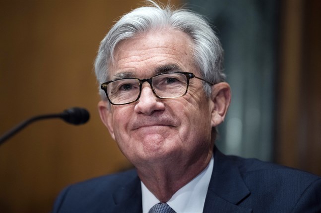 Amerikanska centralbankens chef Jerome Powell. Arkivbild.