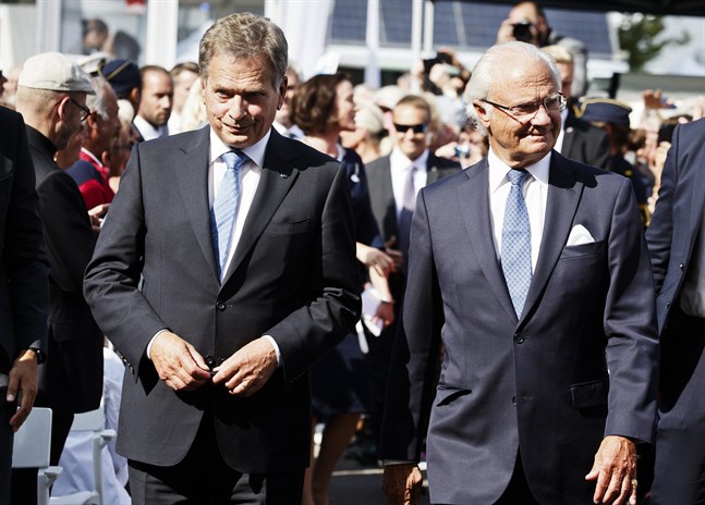 President Sauli Niinistö avlägger ett statsbesök i Sverige den 17–18 maj på inbjudan av kung Carl XVI Gustaf.