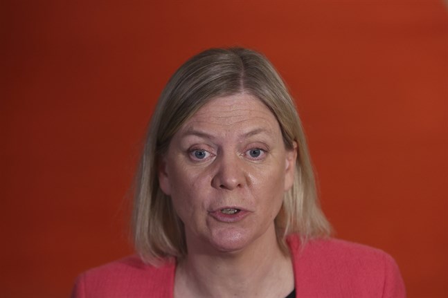 Statsminister Magdalena Andersson. Arkivbild