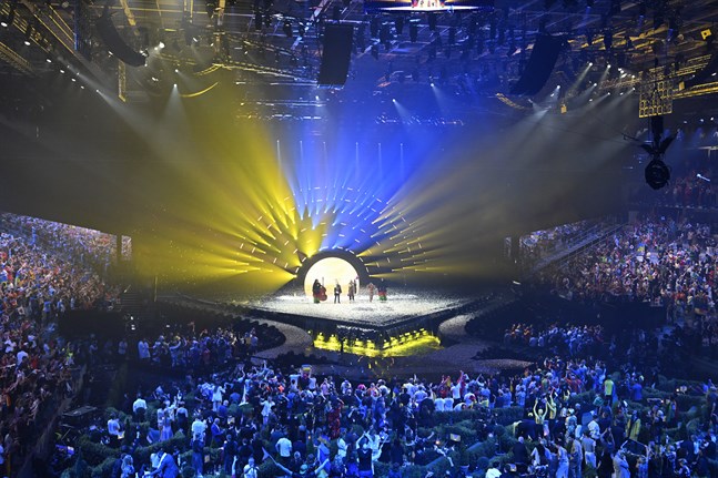 Ukrainas Kalush Orchestra vann lördagens final i Eurovision Song Contest.