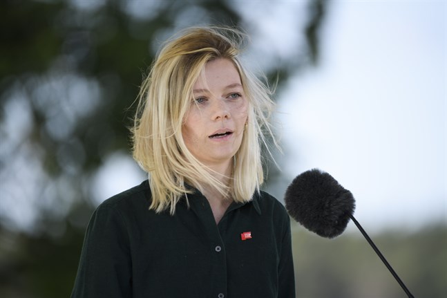 Lisa Nåbo, förbundsordförande i SSU. Arkivbild.