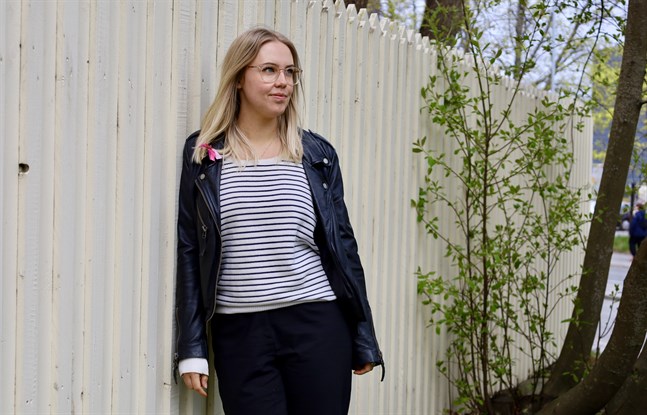 Alexia Sahl är ordförande för ungdomsföreningen i den lilla sydösterbottniska byn som fått titeln Årets by 2022.