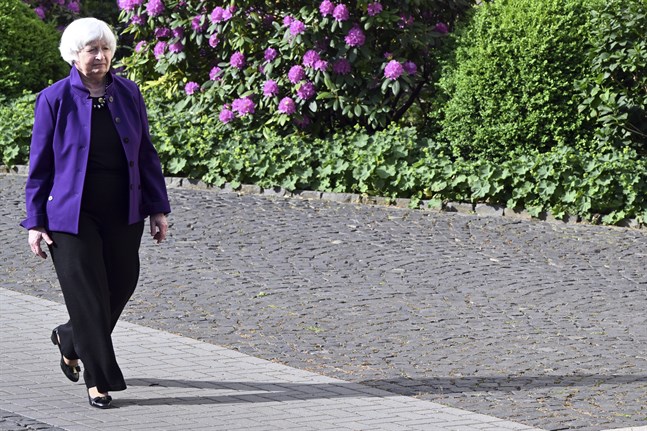 USA:s finansminister Janet Yellen sade i förra veckan att beslutet om att stoppa betalningarna var "troligt". Arkivbild.