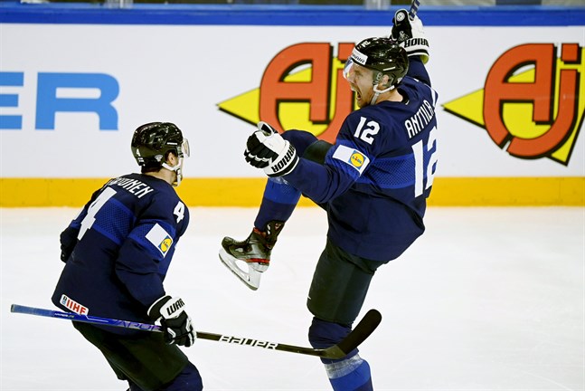 Marko Anttila firade två mål och en assist i kvartsfinalen mot Slovakien.