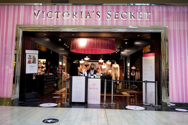 En Victoria's Secret-butik. Arkivbild.