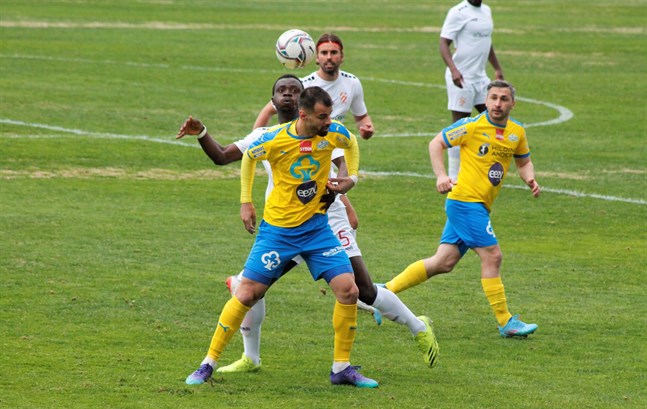 Samir Isanovic, här hemma mot OTP, gjorde två mål för Kraft.