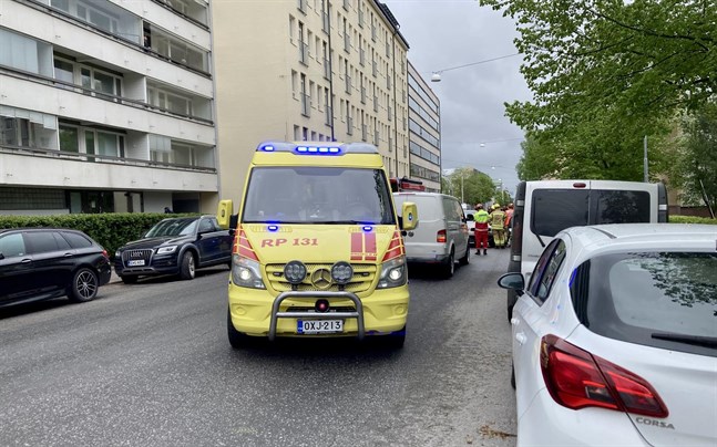 Inga personer skadades i trafikolyckan på Skolhusgatan.
