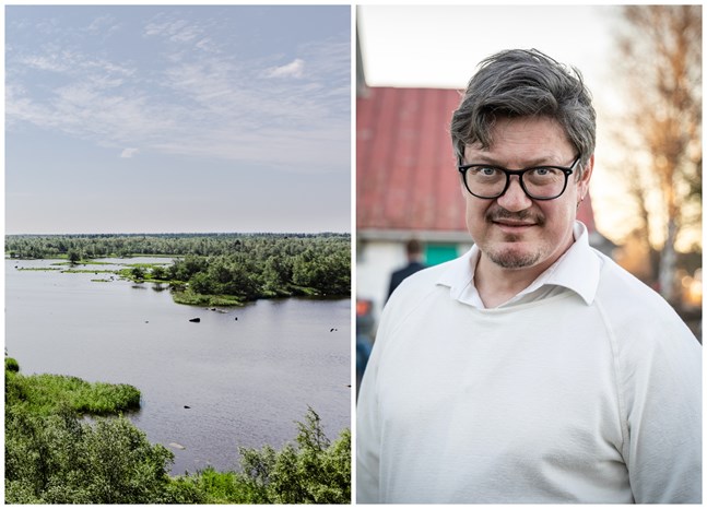 Rurik Ahlberg och Korsholms kommun är inte intresserade av ett statligt naturskyddsområde.