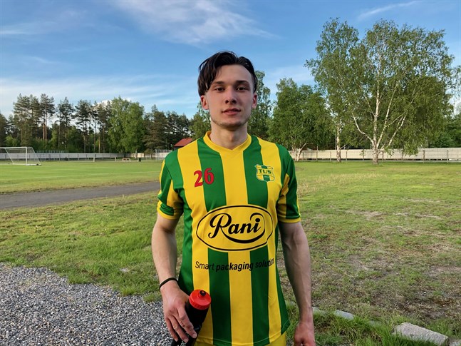 Hlib Fadeichev gjorde ett mål för TUS i Yxpila. Nyförvärvet har nu gjort fyra mål för Terjärvlaget.
