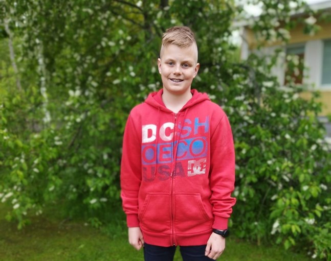 Jakob Jungell från Oxhamns skola segrade bland eleverna i årskurs 6.