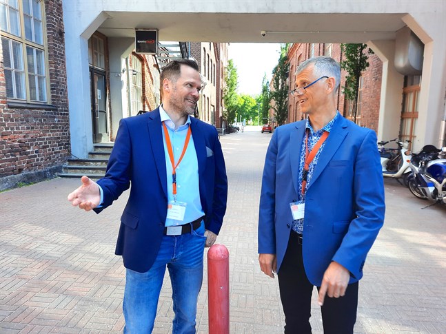 Jyrgen Wiklund och Kim Westerlund hjälper företag och organisationer att utvecklas och bli mera effektiva.