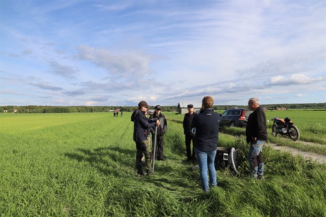 Deltagarna delades upp i tre grupper för att lära sig mera om tre temaområden: underbevattning, ogräsbekämpning och kvävefixering.