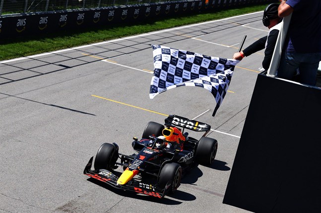 Max Verstappen, Red Bull, blev segrare i Kanadas GP.