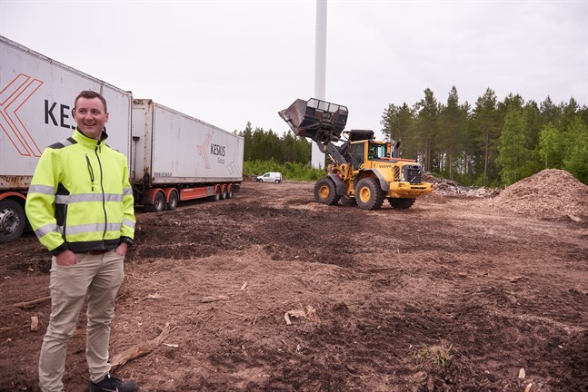 Tobias Hästbacka är redan specialist på att ta tillvara material som tidigare inte hade använts, nu ska han via det nya företaget söka fram mer material – och avsättning för det.