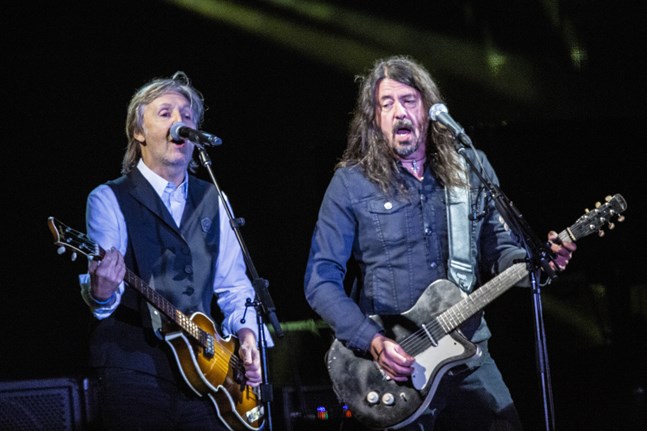 Paul McCartney och Dave Grohl.