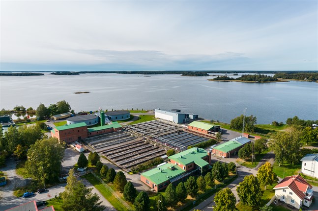 Påttska reningsverket renar allt avloppsvatten från Vasa samt delar av avloppsvattnen från Korsholm och Malax.