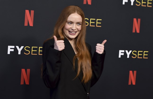 Sadie Sink från "Stranger things". Arkivbild.