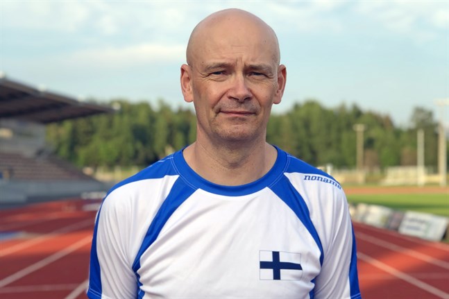Stefan Bärnas var 26:a i kvalet på 400 meter vid veteran-VM i Tammerfors.