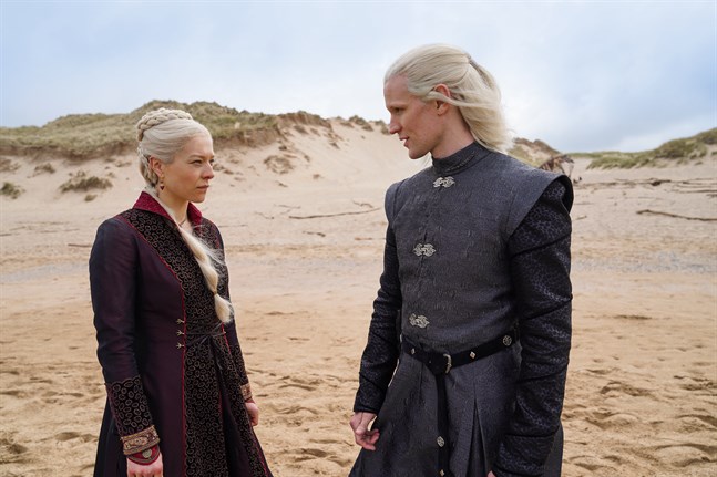 Kungaätten Targaryen styrde Westeros med galenskap och drakar före händelserna i "Game of thrones". Nu kommer prequel-serien "House of the dragon" som utspelar sig 200 år tidigare. Pressbild.