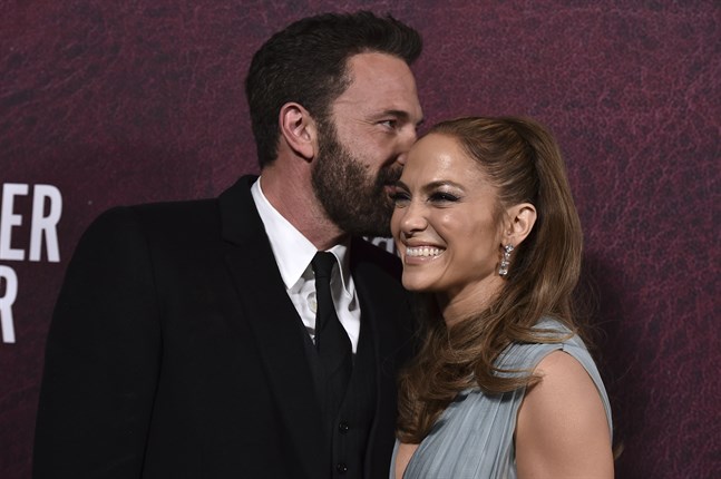Ben Affleck och Jennifer Lopez förlovade sig tidigare i år. Arkivbild.