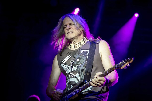 Gitarristen Steve Morse lämnar Deep Purple för att ta hand om sin fru Janine. Arkivbild.