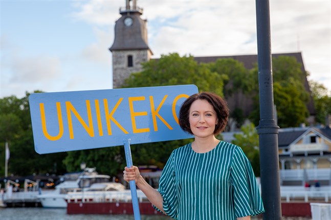Jenni Haukio blev utnämnd till rikets officiella sjusovare 2022.