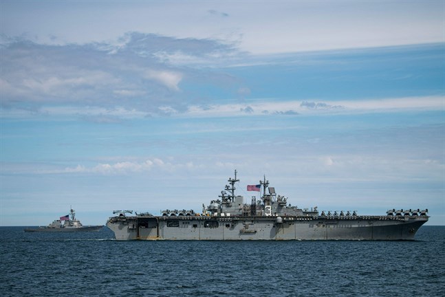 Den amerikanska marinens fartyg Kearsarge besökte Stockholm i juni. Nu kommer hon till Helsingfors för att delta i en övning med Försvarsmakten.