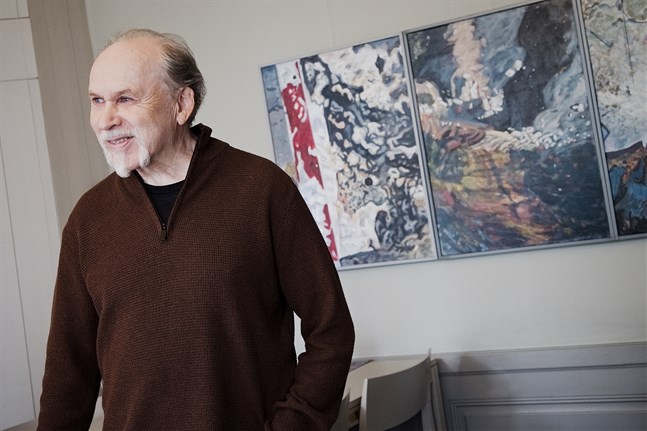 Arto Penttinen ställer ut på Rosenlunds prästgård i Jakobstad.