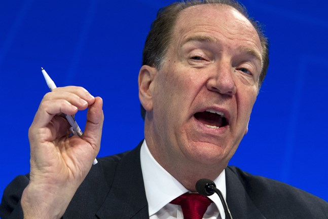 Världbankens chef David Malpass. Arkivbild.