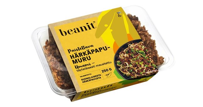 Återkallelsen gäller partier av produkten Beanit härkäpapumuru umami, 250 gram.