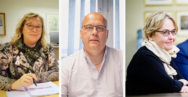 Christina Båssar, Tom Holtti och Anne Ekstrand är eniga om att tillgången till arbetskraft inom kommunen inte är ett stort problem i Österbotten.