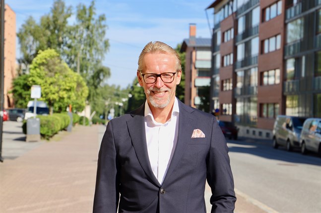 Ulf Nylund är nöjd med bankens resultat. Han trodde inte att det skulle bli så bra som det blev.
