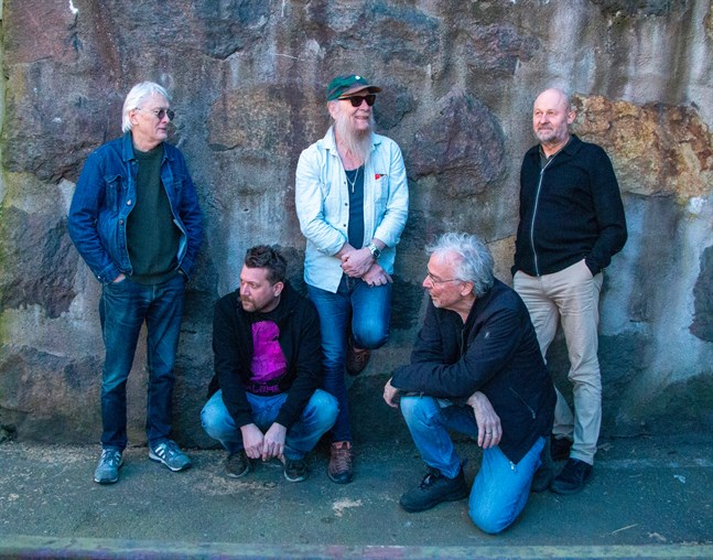 Nynningen består idag av (från vänster i bild) Bengt Blomgren, Mårten Magnefors, Nikke Ström, Tomas Forssell och Thomas Jäderlund.
