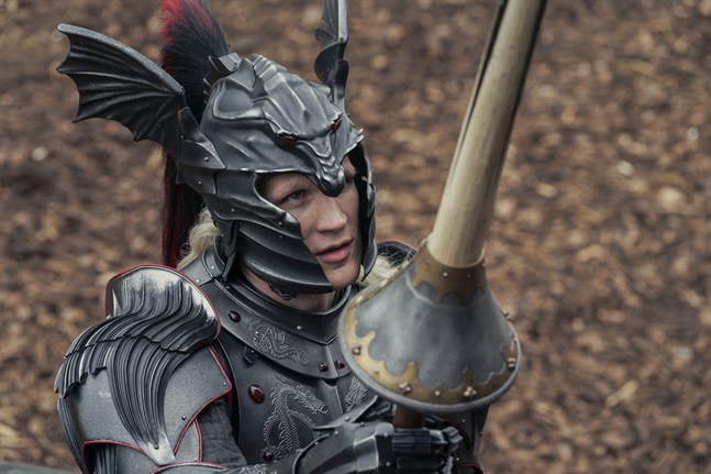 Skådespelaren Matt Smith i "House of the dragon". Pressbild.