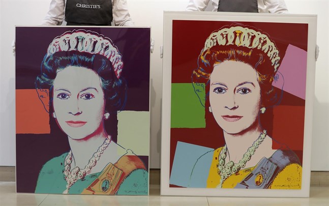 Andy Warhol var en av många som avbildade drottning Elizabeth.