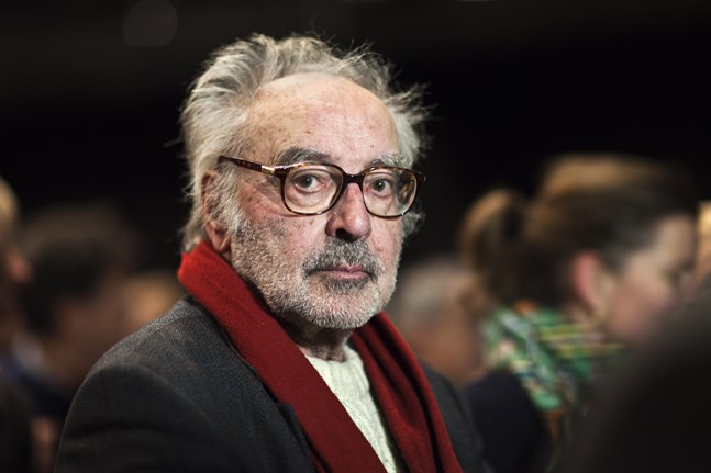 Jean-Luc Godard tilldelades en heders-Oscar 2010, samma år som bilden är tagen. Arkivbild.