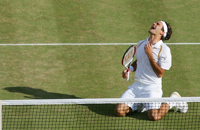 Roger Federer vann Wimbledon åtta gånger. Arkivbild.